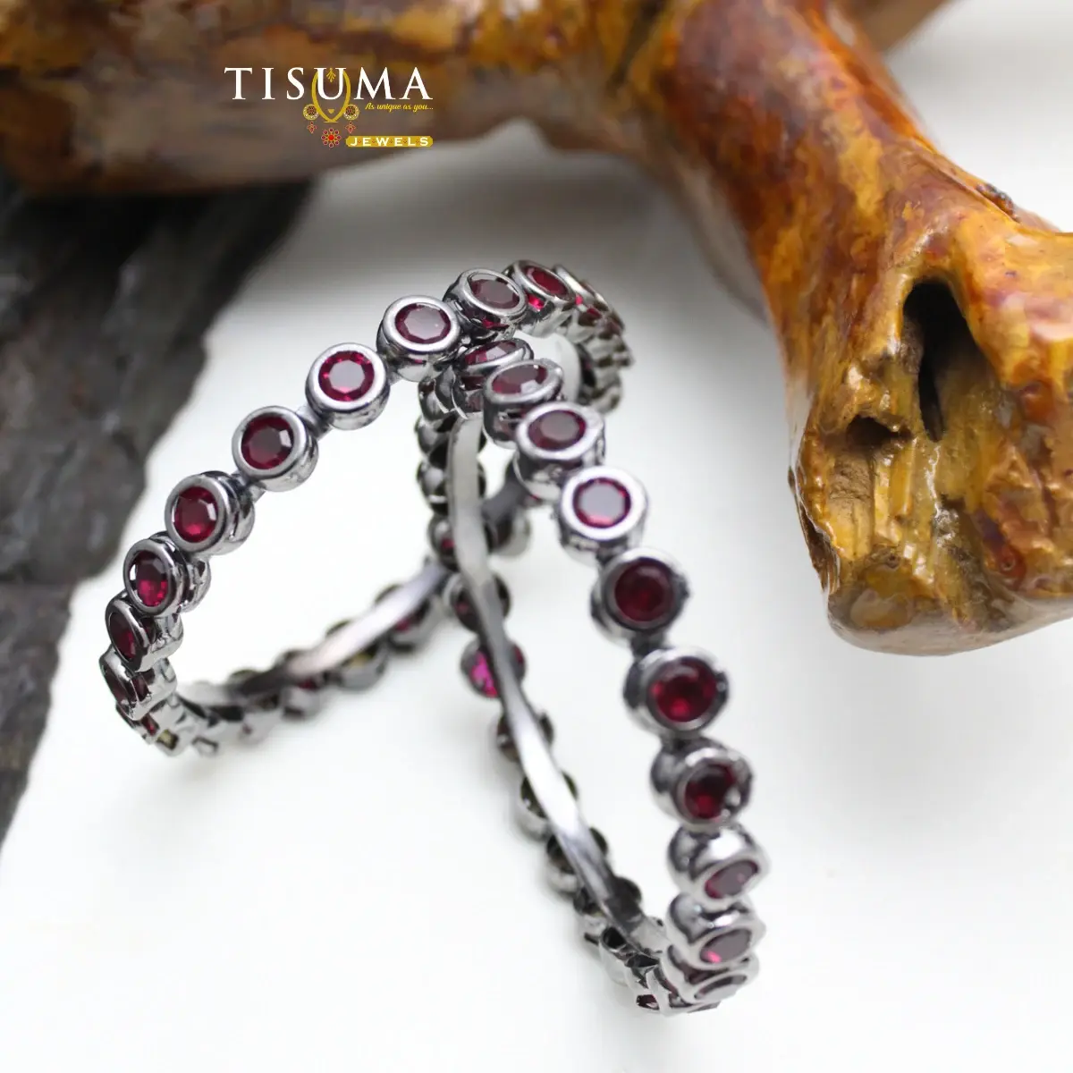 Ruby AD Bangles